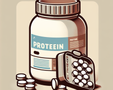Anwendung von Proteinergänzungen in Kombination mit Oxymetholone Tabletten.