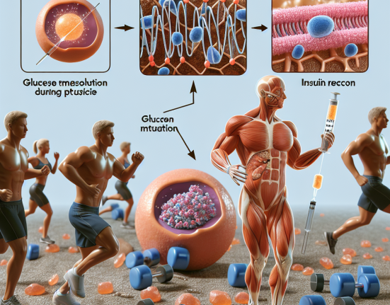 Die Wirkung von Insulin auf den Muskelstoffwechsel im Sport.