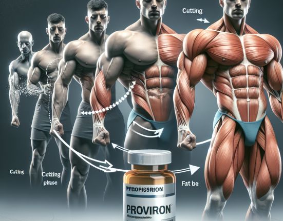 Unterstützung der Muskelhärte während der Schnittphase durch Proviron